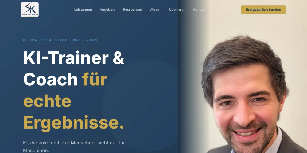 Website stephankindler.de